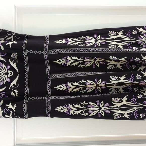 INC embroidered spaghetti strap dress M - Picture 1 of 3